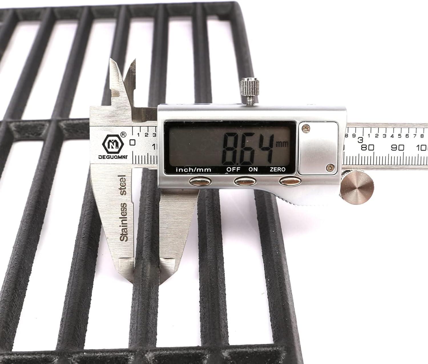 imageGrill Grates for Nexgrill Replacement Parts 4 Burner 7200830H 7200830X 7200888S 7200783W 304 Stainless Steel 17 Inch Cooking Grates for Homedepot Nexgrill 5 Burner 7200888N 7200888 Gas GrillCast Iron