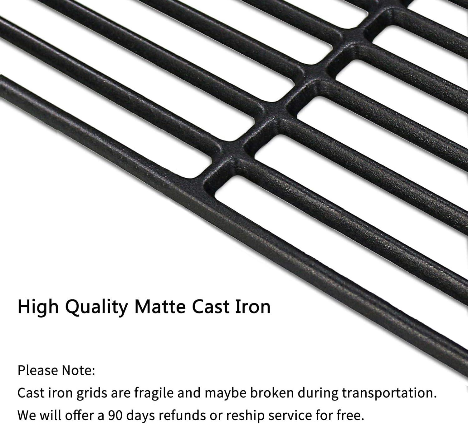 imageHisencn Replacement Parts for Nexgrill 7200830H 7200888N 7200783E 7200888 7200783C Stainless Steel Cooking Grid and Heat Plates for Nexgrill 4amp5 Burner Grill 17 Inch Grill GratesWith 5 Porcelain steel heat plates