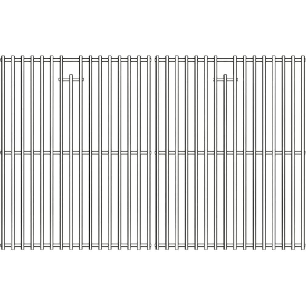 imageGrill Grates for Nexgrill Replacement Parts 4 Burner 7200830H 7200830X 7200888S 7200783W 304 Stainless Steel 17 Inch Cooking Grates for Homedepot Nexgrill 5 Burner 7200888N 7200888 Gas Grill304 Stainless Steel