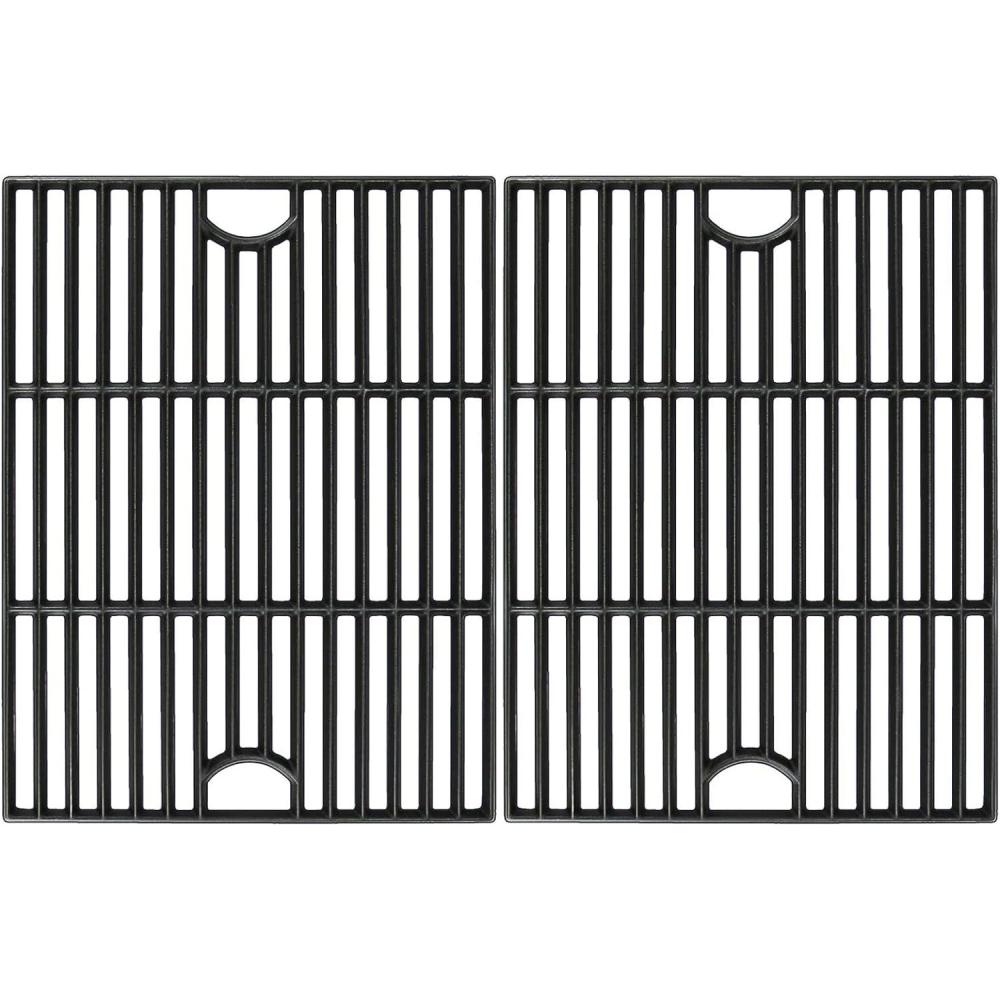 imageGrill Grates for Nexgrill Replacement Parts 4 Burner 7200830H 7200830X 7200888S 7200783W 304 Stainless Steel 17 Inch Cooking Grates for Homedepot Nexgrill 5 Burner 7200888N 7200888 Gas GrillCast Iron