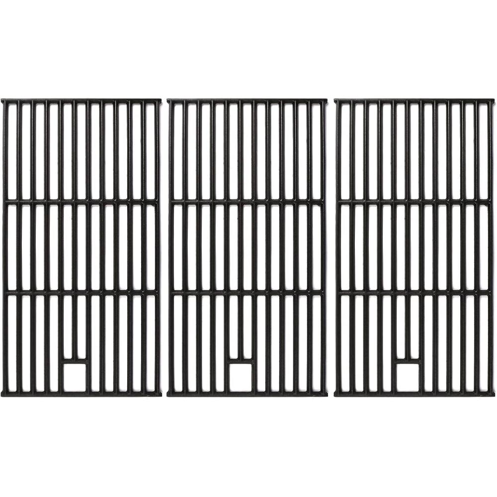imageHisencn 19 Inch Grill Grates Replacement for Jenn Air 7200062 7200062lp 7200337 7200164 Brinkmann 8108502S 8108501S Gas Grill Nexgrill 7200003 Charmglow 7200234 Part Number 11585000Cast Iron
