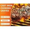 Hisencn 17 inch Grill Cooking Grates for Homedepot Nexgrill 720-0896 720-0896B 720-0896C 720-0896CP 720-0896E, Cast Iron Grate Grill Grid Replacement Parts for Nexgrill 720-0898 720-0898A, 3 Pack(Cast Iron)