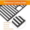 Hisencn 17 inch Grill Cooking Grates for Homedepot Nexgrill 720-0896 720-0896B 720-0896C 720-0896CP 720-0896E, Cast Iron Grate Grill Grid Replacement Parts for Nexgrill 720-0898 720-0898A, 3 Pack(Cast Iron)