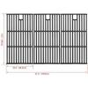 Hisencn 19 Inch Grill Grates Replacement for Jenn Air 720-0062 720-0062-lp 720-0337 720-0164, Brinkmann 810-8502-S 810-8501-S Gas Grill, Nexgrill 720-0003, Charmglow 720-0234, Part Number: 115-8500-0(Cast Iron)