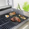 Hisencn Cooking Grate and Griddle Replacement Parts for Nexgrill 720-0830H, 720-0783E, 720-0888N, 720-0888, 720-0697, Fit for Charbroil 463241113, 463449914, Kenmore 720-0670A, 41516106210, 2 Pack(1 Pack Griddle+1 Pack Grate)
