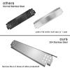 Hisencn Replacement Parts for Nexgrill 720-0830H, 720-0888N, 720-0783E, 720-0888, 720-0783C, Stainless Steel Cooking Grid and Heat Plates for Nexgrill 4&5 Burner Grill, 17 Inch Grill Grates(With 5 Stainless steel heat plates)