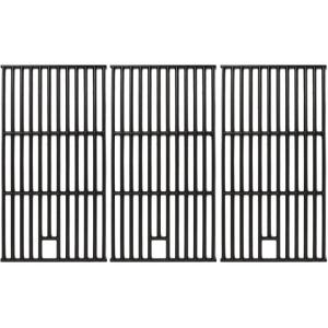 Hisencn 19 Inch Grill Grates Replacement for Jenn Air 720-0062 720-0062-lp 720-0337 720-0164, Brinkmann 810-8502-S 810-8501-S Gas Grill, Nexgrill 720-0003, Charmglow 720-0234, Part Number: 115-8500-0(Cast Iron)