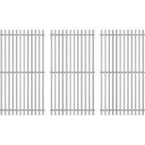 Hisencn 19 Inch Grill Grates Replacement for Jenn Air 720-0062 720-0062-lp 720-0337 720-0164, Brinkmann 810-8502-S 810-8501-S Gas Grill, Nexgrill 720-0003, Charmglow 720-0234, Part Number: 115-8500-0(Stainless Steel)