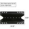 Hisencn Repair Kit for Members Mark BQ05046-6, BBQ Pro BQ05041-28, BQ51009, Sam’s Club, Outdoor Gourmet BQ05037-2, BQ05046-6A Gas Grill Models, Burner Tube, Porcealain Steel Heat Plate, Burner Cover(Burner + PC Heat Pate)