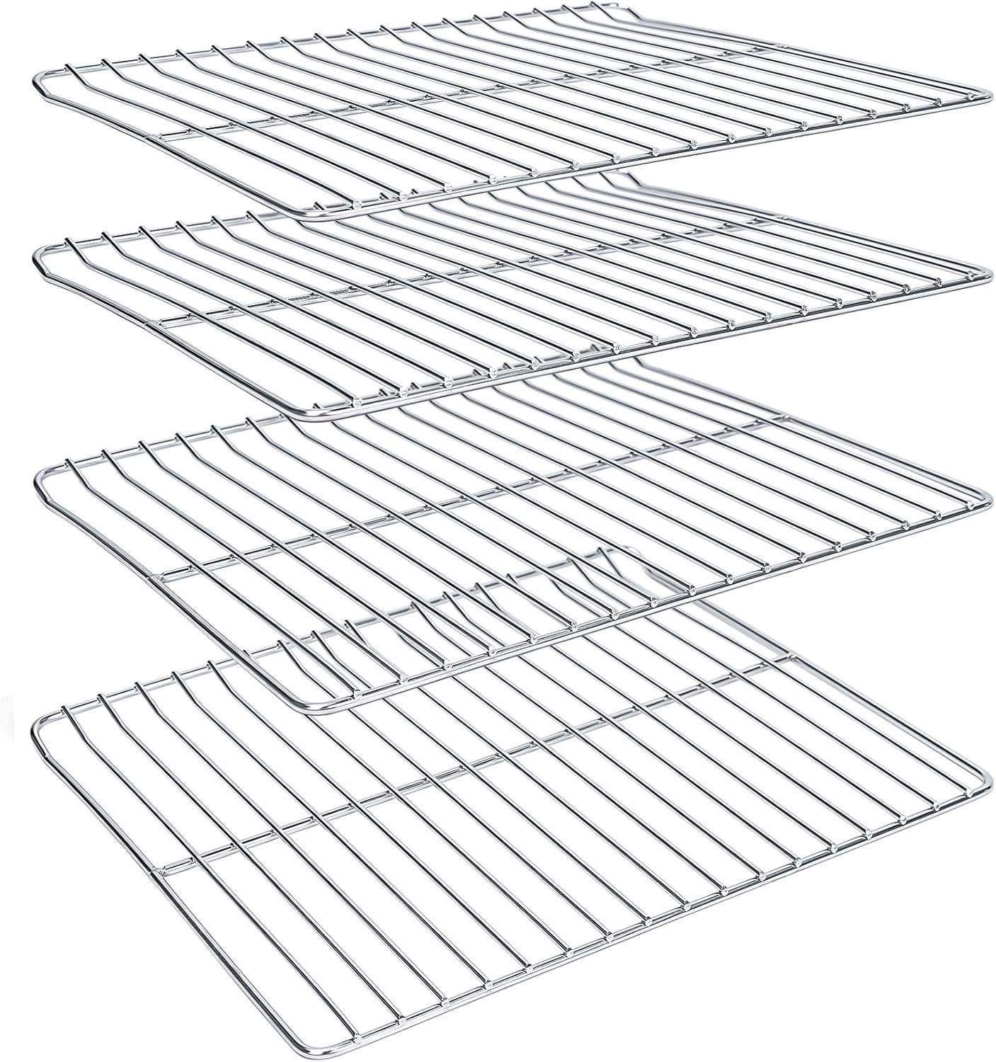 imageCooking Grate Replacement Parts for Masterbuilt Electric Smoker 40 Inch 1969 x 122 Chrome Plated Grill Grids Masterbuilt MB20070115 Smoker Grates Replacement 3 Pack Chrome SteelStainless Steels