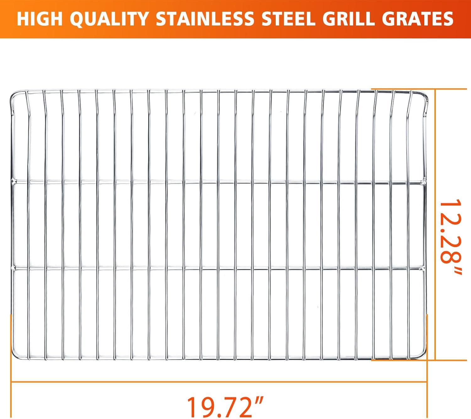 imageCooking Grate Replacement Parts for Masterbuilt Electric Smoker 40 Inch 1969 x 122 Chrome Plated Grill Grids Masterbuilt MB20070115 Smoker Grates Replacement 3 Pack Chrome SteelStainless Steels