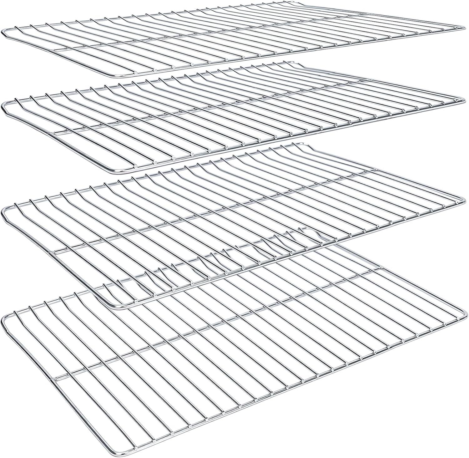 imageCooking Grate Replacement Parts for Masterbuilt Electric Smoker 40 Inch 1969 x 122 Chrome Plated Grill Grids Masterbuilt MB20070115 Smoker Grates Replacement 3 Pack Chrome SteelStainless Steels