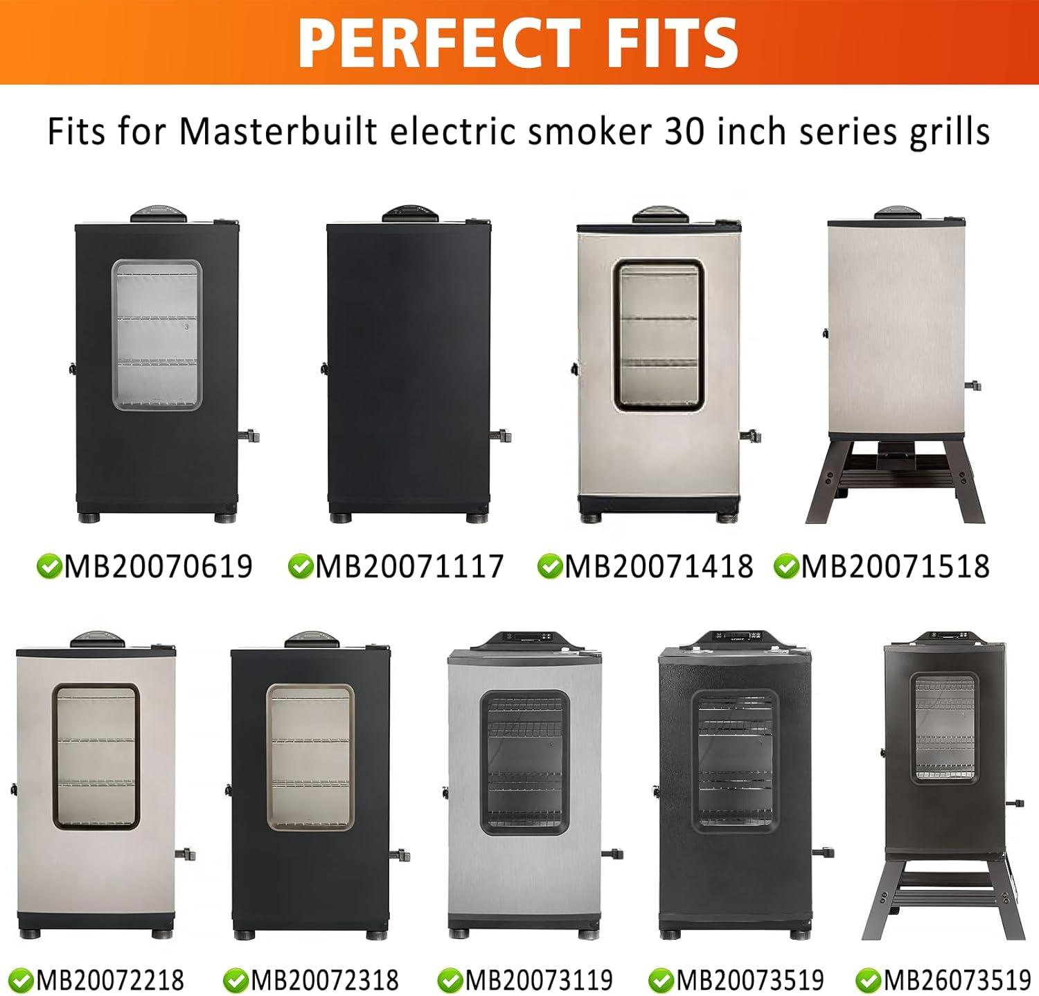 imageCooking Grate Replacement Parts for Masterbuilt Electric Smoker 40 Inch 1969 x 122 Chrome Plated Grill Grids Masterbuilt MB20070115 Smoker Grates Replacement 3 Pack Chrome SteelStainless Steels