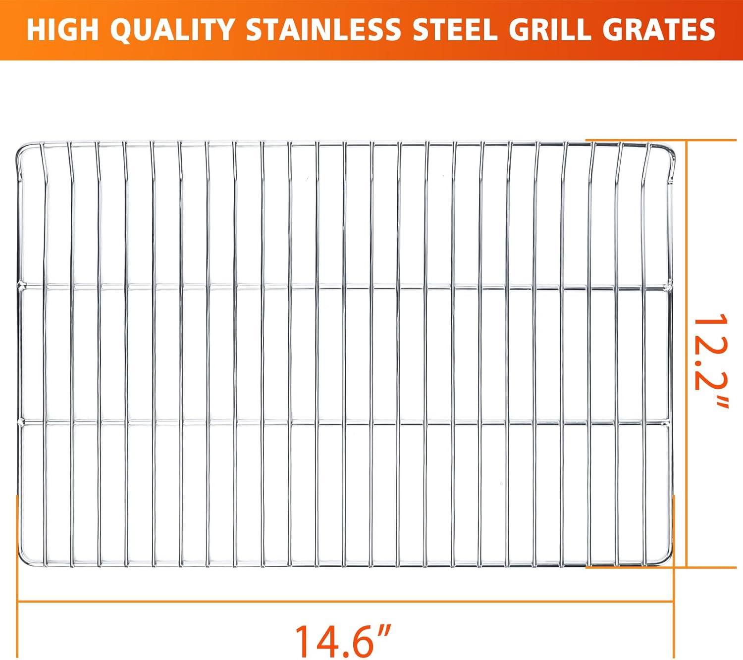 imageCooking Grate Replacement Parts for Masterbuilt Electric Smoker 40 Inch 1969 x 122 Chrome Plated Grill Grids Masterbuilt MB20070115 Smoker Grates Replacement 3 Pack Chrome SteelStainless Steels