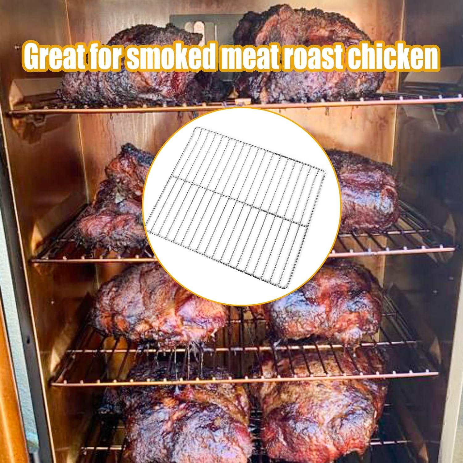 imageCooking Grate Replacement Parts for Masterbuilt Electric Smoker 40 Inch 1969 x 122 Chrome Plated Grill Grids Masterbuilt MB20070115 Smoker Grates Replacement 3 Pack Chrome SteelChrome Steel
