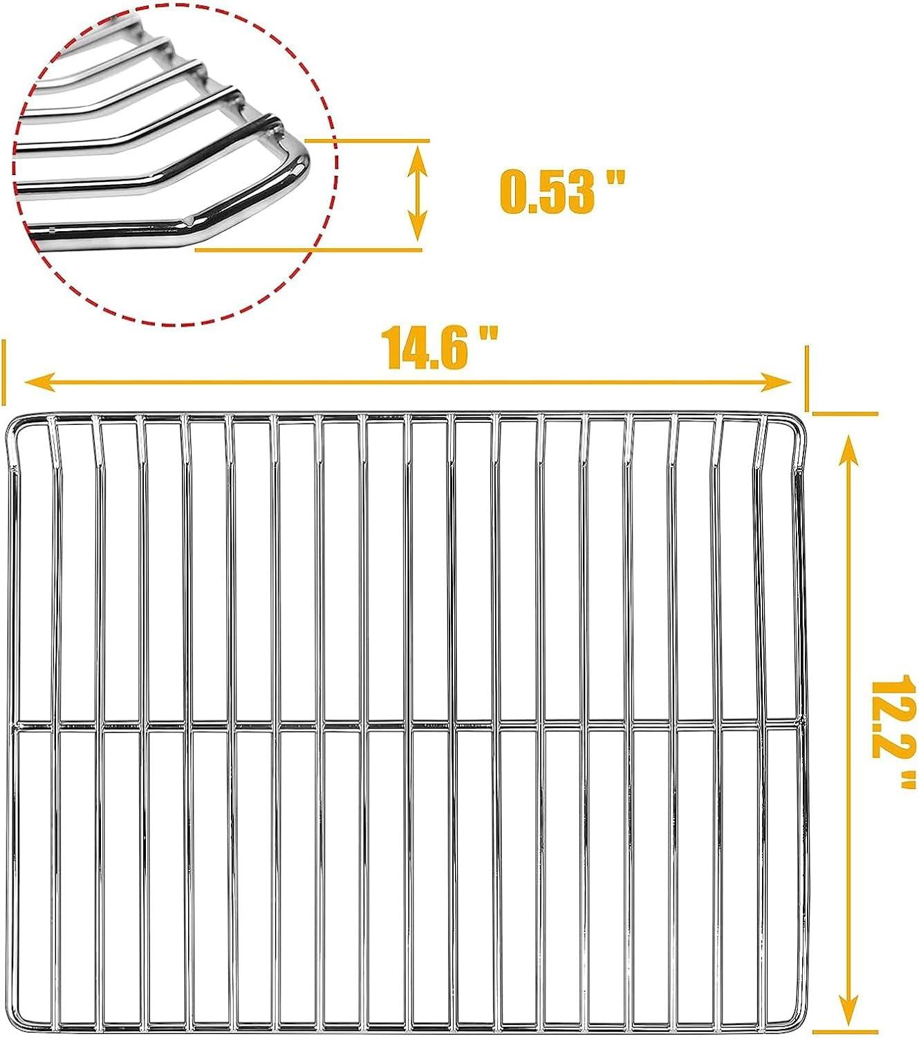 imageCooking Grate Replacement Parts for Masterbuilt Electric Smoker 40 Inch 1969 x 122 Chrome Plated Grill Grids Masterbuilt MB20070115 Smoker Grates Replacement 3 Pack Chrome SteelChrome Steel