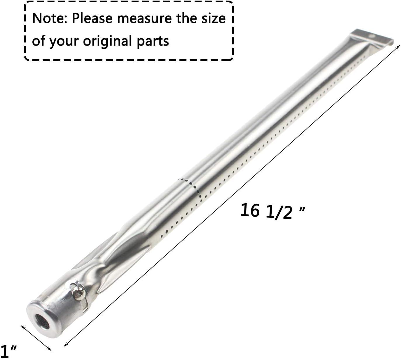 imageHisencn Repair Kit Replacement for Kitchen Aid 7200819 7200787D 7200819G 7200953 7200953A 7300953 Gas Grill Model Stainless Steel 165 inch Grill Burners Tube Heat Plate Tent Shield Deflector
