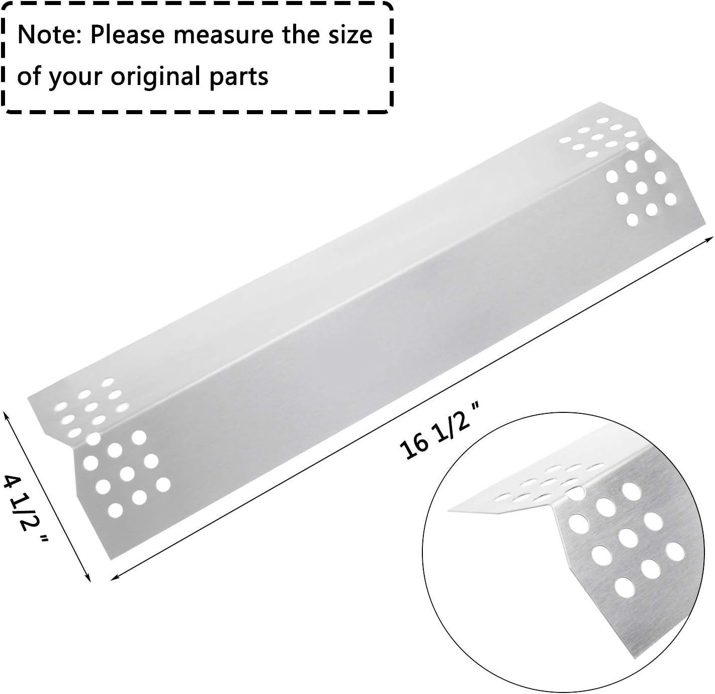 imageHisencn Repair Kit Replacement for Kitchen Aid 7200819 7200787D 7200819G 7200953 7200953A 7300953 Gas Grill Model Stainless Steel 165 inch Grill Burners Tube Heat Plate Tent Shield Deflector