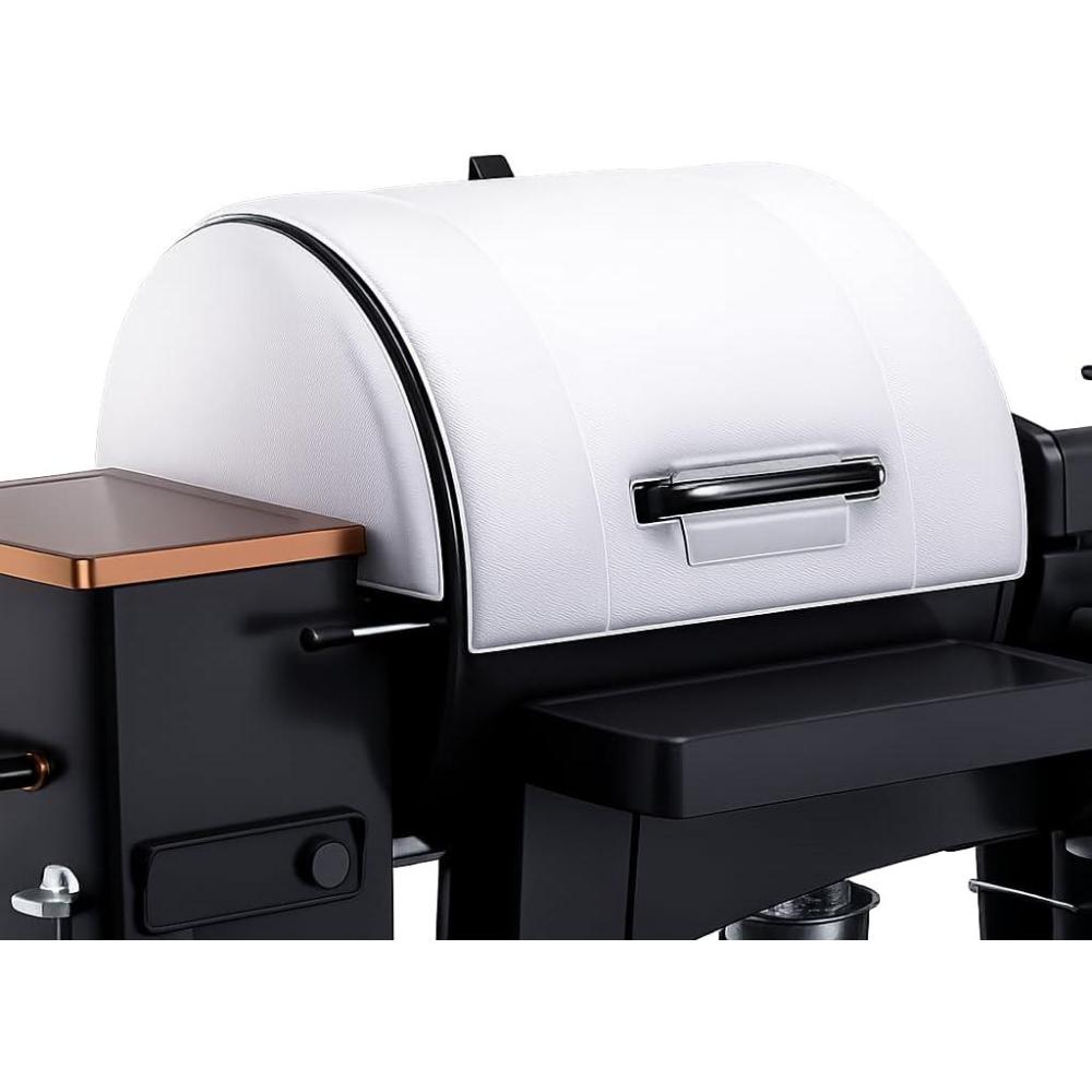 imageHisencn Grill Insulation Blanket for Pit Boss PBV3G1 Vertical Smoker Heat Retention BBQ Smoker Cover for Pit Boss 3 Series Gas Smoker PBV3G1 Fiberglass Thermal Insulated Blanket for Winter CookingFor Pit Boss Combo 1020 Series