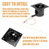 Fire Burn Pot and Hot Rod Ignitor Kit Replacement Parts for Traeger and Pit Boss Pellet Grill with Ash Remover, Screws and Fuse, Black Porcelain-Enameled(Hot Rod + Fire Burn Pot)