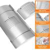 Flame Broiler Kit for Pit Boss Pellet Grills 1600/1150/1000/850/820/700, Heavy-Duty Flame Broiler Cover Kit, Main Plate Slider, Slide Adjust 23-32 Inches, Replacement Parts for Pit Boss Smoker(Silver)