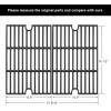 Hisencn 16.5″ Cast Iron Cooking Grate Replacement for Smoke Hollow PS9900 7000CGS, Charbroil 463722315 463722313 463722416, Kenmore 141.152270 141.155400, Kingsford 24 inch Expert Grill 24 inch(Cast Iron)