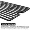 Hisencn 16.5″ Cast Iron Cooking Grate Replacement for Smoke Hollow PS9900 7000CGS, Charbroil 463722315 463722313 463722416, Kenmore 141.152270 141.155400, Kingsford 24 inch Expert Grill 24 inch(Cast Iron)