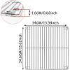 Hisencn Cooking Grate for Masterbuilt Smoker 30 Inch, 4 PCS 13.3″ x 13.6″ Smoking Racks for Masterbuilt Propane Smoker 20051311, MB20052318, Pro Smoker MB26050412 with Cooking Rack Support