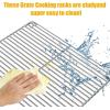 Hisencn Cooking Grate for Masterbuilt Smoker 30 Inch, 4 PCS 13.3″ x 13.6″ Smoking Racks for Masterbuilt Propane Smoker 20051311, MB20052318, Pro Smoker MB26050412 with Cooking Rack Support