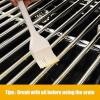 Hisencn Cooking Grate for Masterbuilt Smoker 30 Inch, 4 PCS 13.3″ x 13.6″ Smoking Racks for Masterbuilt Propane Smoker 20051311, MB20052318, Pro Smoker MB26050412 with Cooking Rack Support