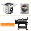 Hisencn Fire Burn Pot Replacement Parts for Pit Boss Pro 1150/1160 Pellet Grill, Firepot for Pit Boss PB1150PS2, PB1600PS1, PB1150PS3 Pellet Grill, FirePot for Pit Boss Accessories with Screws