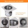 Hisencn Fire Burn Pot Replacement Parts for Pit Boss Pro 1150/1160 Pellet Grill, Firepot for Pit Boss PB1150PS2, PB1600PS1, PB1150PS3 Pellet Grill, FirePot for Pit Boss Accessories with Screws