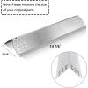 Hisencn Repair Kit for Master Forge 1010037, 1010048 Gas Grill Models, Stainless Steel Burners, Stainless Steel Heat Plates Replacement Parts, Grill Replacement Parts for Master Forge
