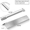 Hisencn Replacement Parts for Master Forge 1010037 1010048 Gas Grill Models, Stainless Steel Burners, Stainless Heat Plates Tent Shield and Cooking Grids Grill Grate Repair Kit