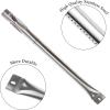 Hisencn Replacement Repair Kit for Master Forge 5 Burner 2518-3, 3218LT, 3218LTM, 3218LTN, L3218 Gas Grill, BBQ Grill Pipe Burners Tube, Heat Shield Tent Plate Parts, Stainless Steel