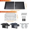 Hisencn Stretchable Charcoal Tray 15-28 inches for 47183T-21 PS9900, Black High-Temperature Coating Charcoal Basket for HC4518L PS9500 8500 6800 6500 SH19030119 SH19030219 SH9916 Replacement Parts