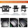 Hisencn Stretchable Charcoal Tray 15-28 inches for 47183T-21 PS9900, Black High-Temperature Coating Charcoal Basket for HC4518L PS9500 8500 6800 6500 SH19030119 SH19030219 SH9916 Replacement Parts