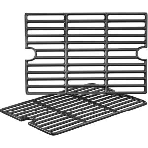 Hisencn 16.5″ Cast Iron Cooking Grate Replacement for Smoke Hollow PS9900 7000CGS, Charbroil 463722315 463722313 463722416, Kenmore 141.152270 141.155400, Kingsford 24 inch Expert Grill 24 inch(Cast Iron)