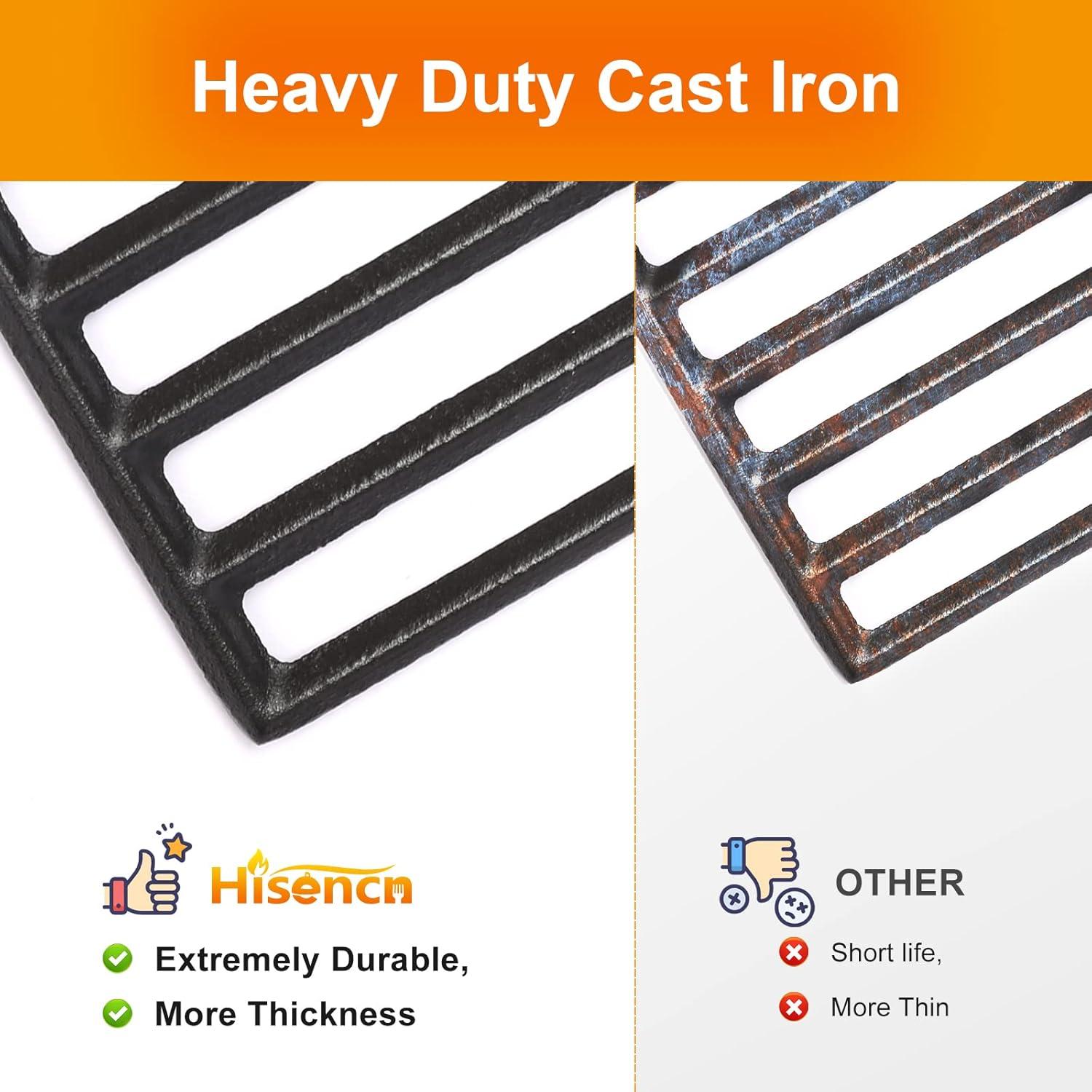 imageHisencn Cooking Grates for Dyna Glo DGH450CRP DGH450CRPD DGF493BNP DGH474CRP Gas Grill Cast Iron Cooking Grates Replacement Part for Dyna Glo 4amp5 Burner Gas Grill16 716 x 29 for DGH474CRP