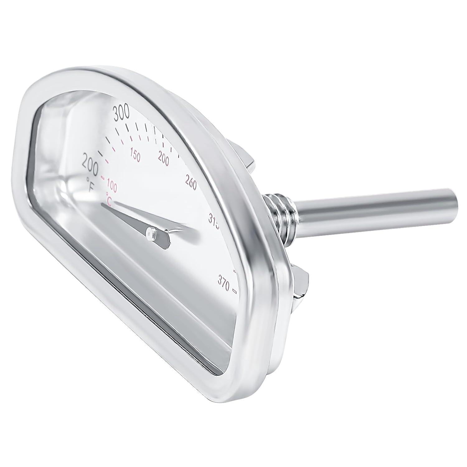 imageHisencn G3510076W1 Temp Gauge Thermometer Heat Indicator Replacement for Charbroil and Kenmore Gas Grill Models Stainless Steel Temperature Gauge T00473 1PK Repair PartsFor Cuisinart