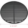 Hisencn 18 3/16 Inches Cooking Grates for Large Big Green Egg, Kamado Joe Classic II, III, Stand-Alone Classic, Vision Grill VGKSS-CC2, B-11N1A1-Y2A