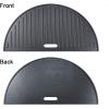 Hisencn 18″ Half Moon Cast Iron Reversible Griddle for Kamado Joe KJ-23RHC Classic II, KJ23NRHCI Classic III, KJ23RH Classic I, Stand-Alone Classic, Large Big Green Egg, and other Kamado Grills