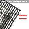 Hisencn Cooking Grates for Dyna Glo DGH450CRP DGH450CRP-D DGF493BNP DGH474CRP Gas Grill, Cast Iron Cooking Grates Replacement Part for Dyna Glo 4&5 Burner Gas Grill(16 7/16″ x 27 3/4″ for DGH450CRP)