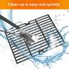 Hisencn Cooking Grates for Dyna Glo DGH450CRP DGH450CRP-D DGF493BNP DGH474CRP Gas Grill, Cast Iron Cooking Grates Replacement Part for Dyna Glo 4&5 Burner Gas Grill(15 3/4 x 21″ for DGF350CSP)