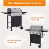 Hisencn Cooking Grates for Dyna Glo DGH450CRP DGH450CRP-D DGF493BNP DGH474CRP Gas Grill, Cast Iron Cooking Grates Replacement Part for Dyna Glo 4&5 Burner Gas Grill(15 3/4 x 21″ for DGF350CSP)