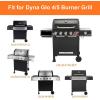 Hisencn Cooking Grates for Dyna Glo DGH450CRP DGH450CRP-D DGF493BNP DGH474CRP Gas Grill, Cast Iron Cooking Grates Replacement Part for Dyna Glo 4&5 Burner Gas Grill(16 7/16″ x 29″ for DGH474CRP)