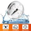 Hisencn G351-0076-W1 Temp Gauge, Thermometer, Heat Indicator Replacement for Charbroil and Kenmore Gas Grill Models Stainless Steel Temperature Gauge T00473 1PK Repair Parts(For Weber Spirit)