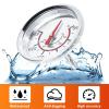 Hisencn G351-0076-W1 Temp Gauge, Thermometer, Heat Indicator Replacement for Charbroil and Kenmore Gas Grill Models Stainless Steel Temperature Gauge T00473 1PK Repair Parts(For Charbroil grill)