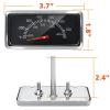 Hisencn G351-0076-W1 Temp Gauge, Thermometer, Heat Indicator Replacement for Charbroil and Kenmore Gas Grill Models Stainless Steel Temperature Gauge T00473 1PK Repair Parts(For Nexgrill & Kenmore grill)