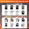 Hisencn G351-0076-W1 Temp Gauge, Thermometer, Heat Indicator Replacement for Charbroil and Kenmore Gas Grill Models Stainless Steel Temperature Gauge T00473 1PK Repair Parts(For Weber Genesis)